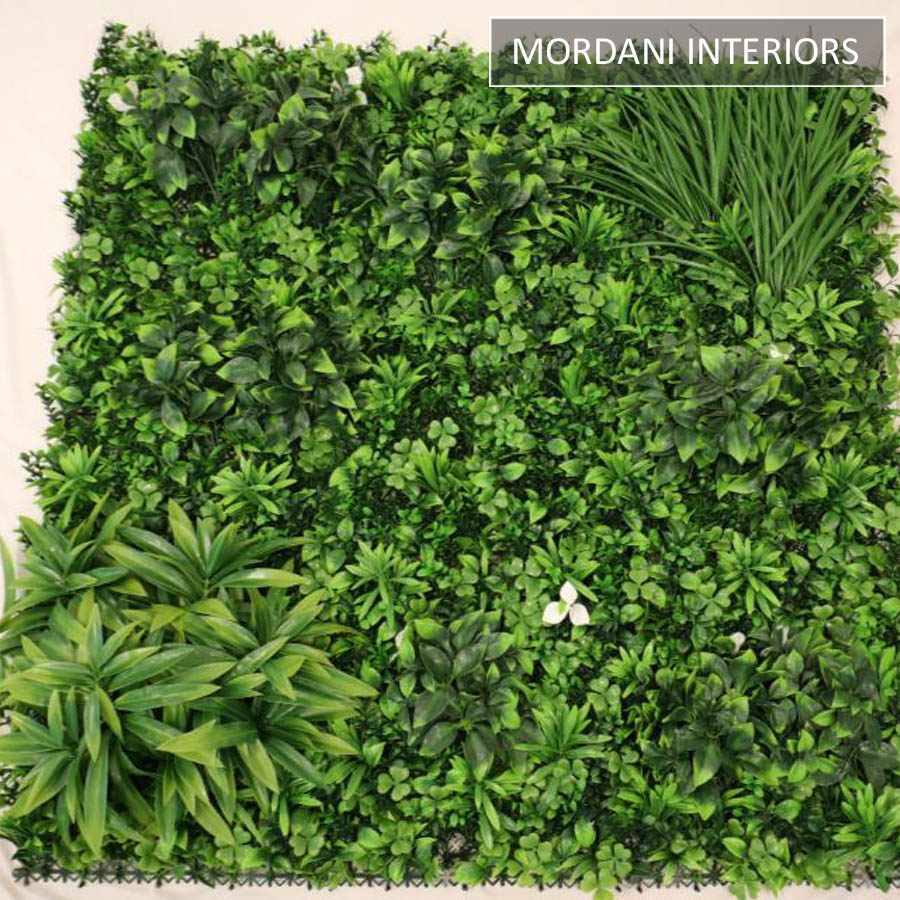 Green leaves And White Flower Tile MIGW-016-OD 